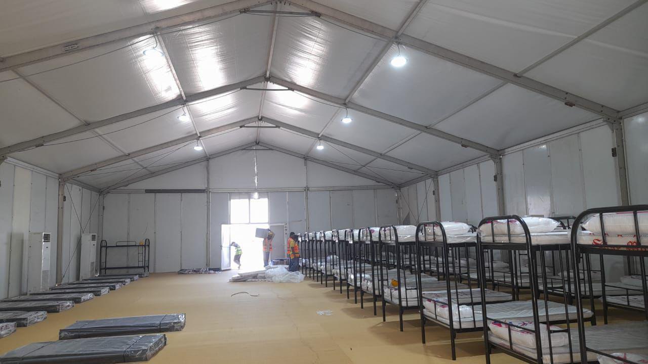 Industrial Tent Interior 2